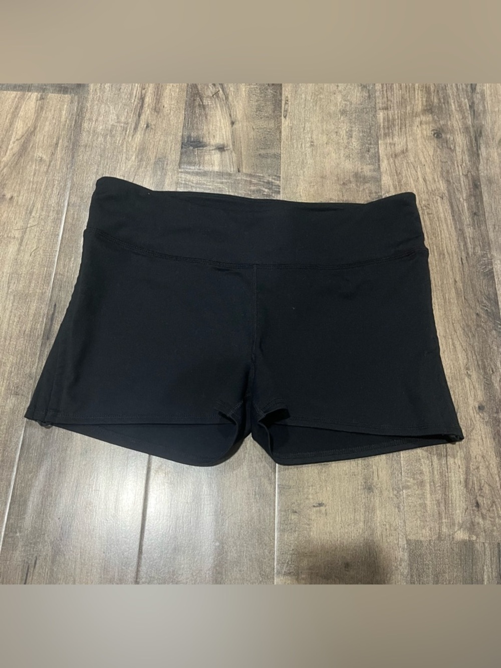 Fabletics Black Athletic Biker Shorts Size Large
